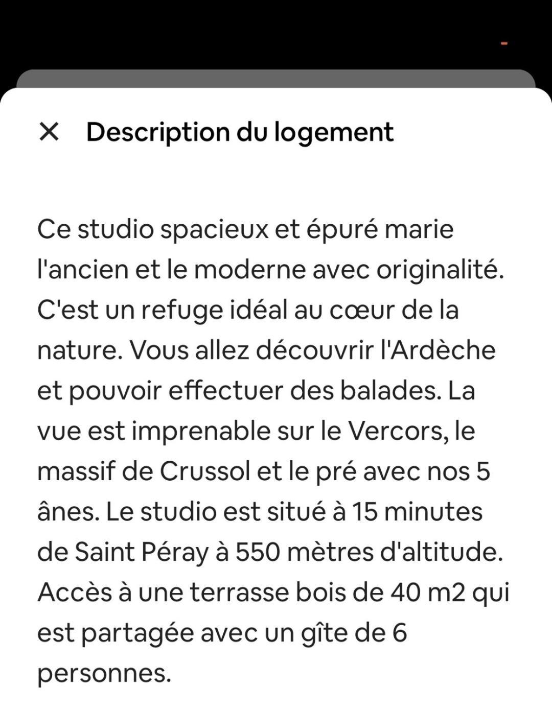 Studio Les Cadichons De La Grange Saint-Péray المظهر الخارجي الصورة